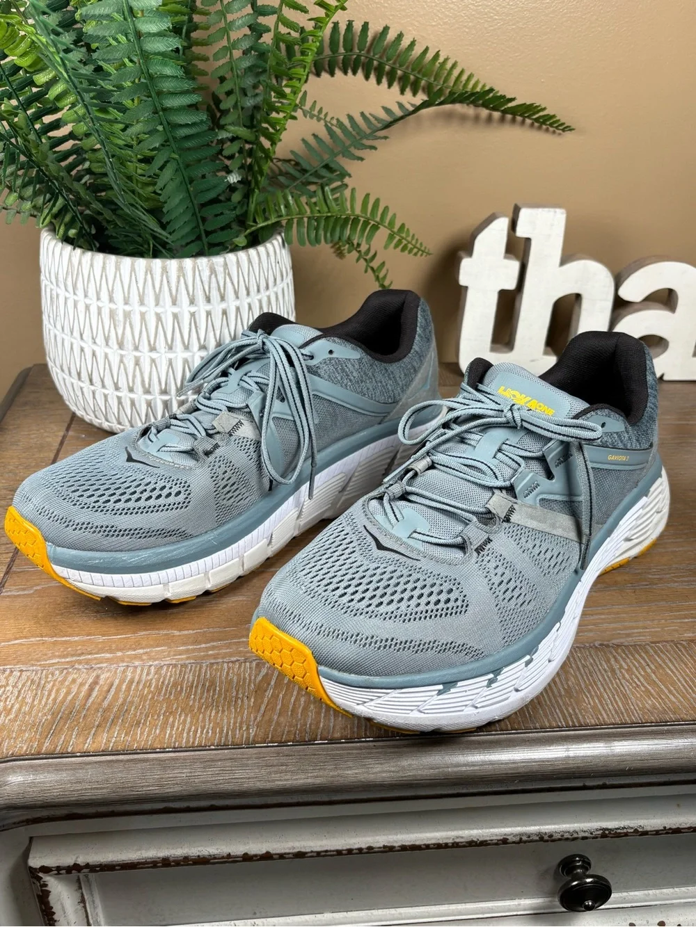 HOKA ONE ONE GAVIOTA 2, Size 12.5 RUNNIG SHOES 1099629